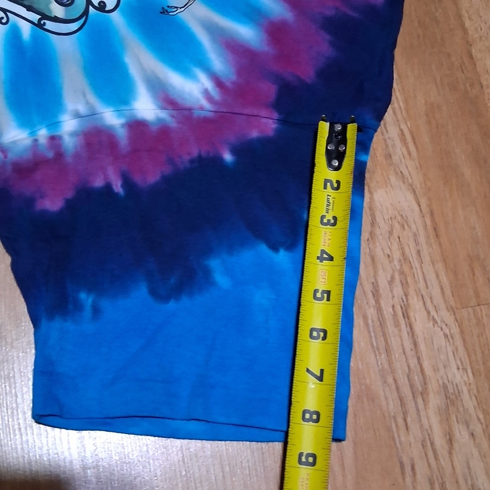 Liquid Blue Purple and Blue Tie-Dye Grateful Dead  T-Shirt Made In Usa Sz XL - Picture 4 of 12